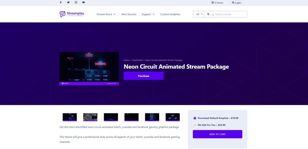 Streamplay Graphics & Sounds