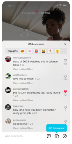 Regalos TikTok