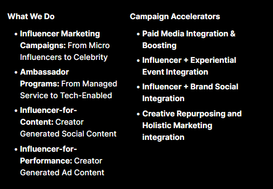 Viral Nation services